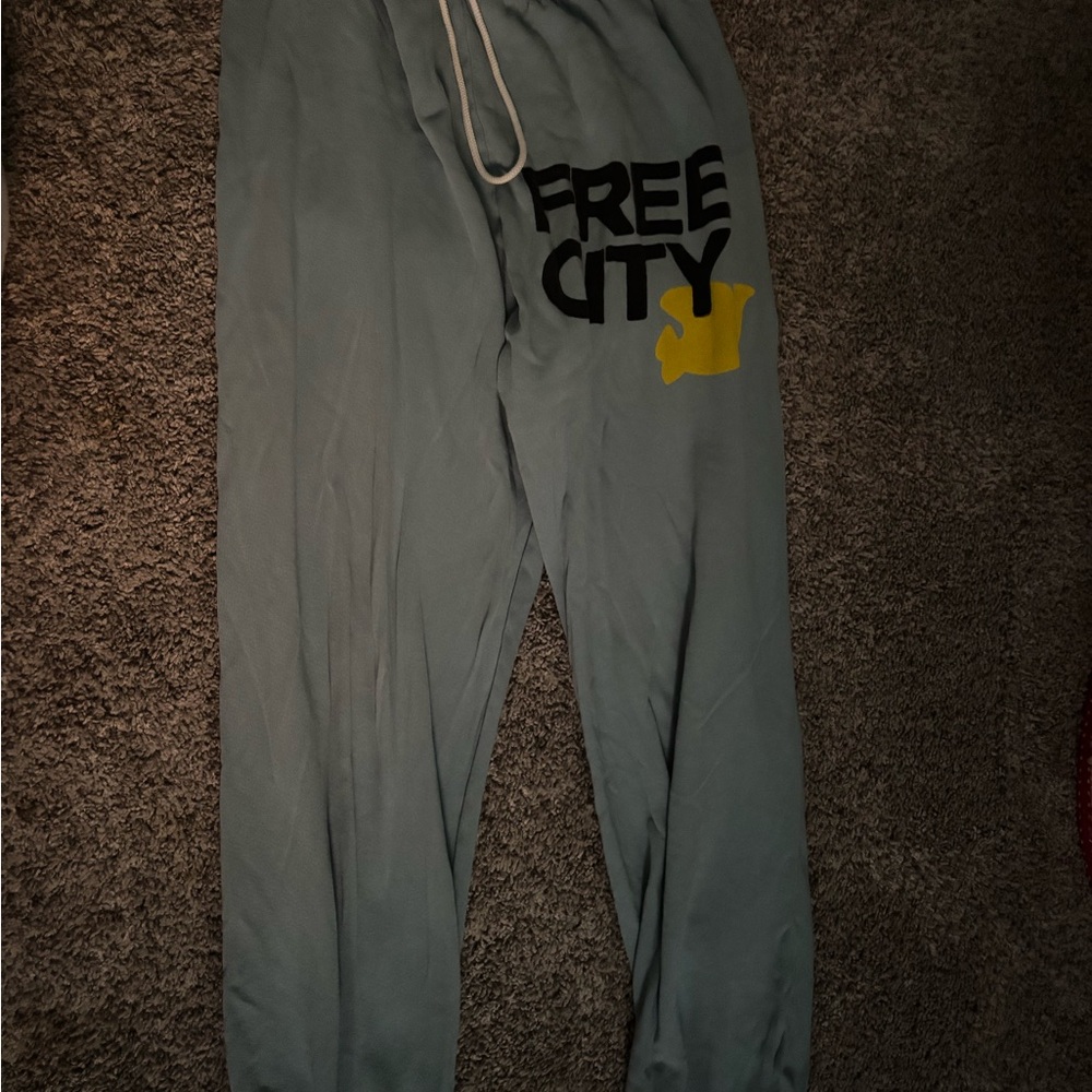 Free City Blue Women's Pants